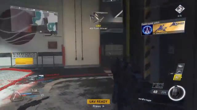 CALL OF DUTY INFINITY WARFARE - Gameplay on frost with RPR EVO AR mode смотреть онлайн