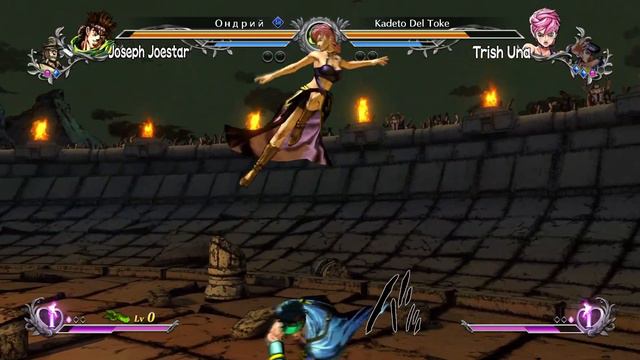 Стальные шары Джозефа Джостара в JoJo All Star Battle R