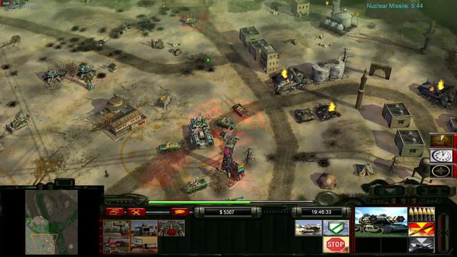 C&C Generals Contra 009 Tank general vs Toxin general[Hard](7) смотреть онлайн