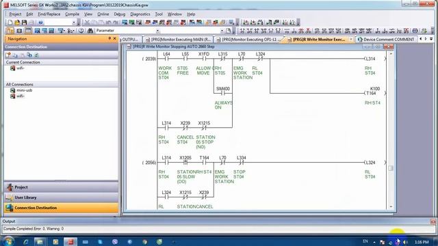 Q CPU - Download program by Wifi, Write mode online... смотреть онлайн