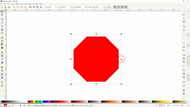 Create a Stop Sign in Inkscape смотреть онлайн
