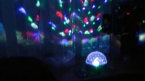 Классный подарок на новый год. Диско шар с Bluetooth, MP3, с флешкой и пультом, цветомузыка
