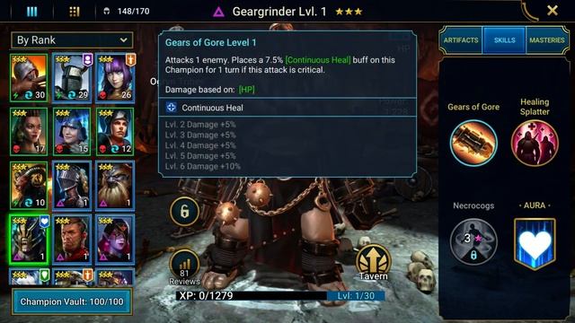 [*/\*] RAID: Shadow Legends - Unlocking Geargrinder (VOID RARE Champion) смотреть онлайн