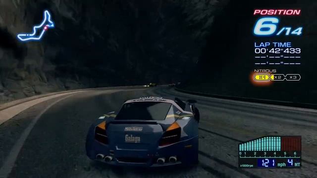 Ridge Racer 6 Basic Route #7 Gameplay(Career Walkthrough) смотреть онлайн