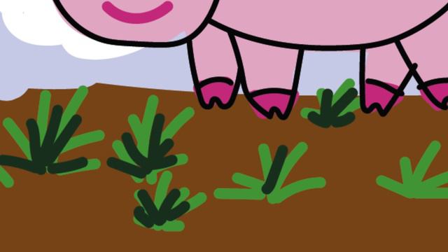 Рисуем свинку детям часть 82 смотреть онлайн