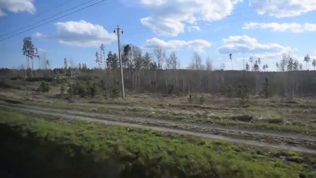 Электропоезд ЭД9М-0039. Покатушки от Среднесибирской до 175км+отправление. смотреть онлайн