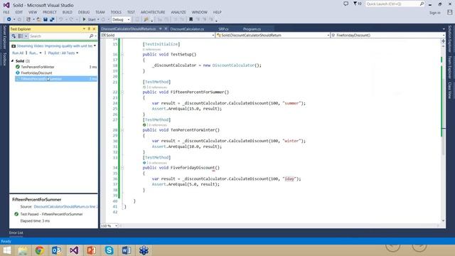 Learning SOLID Principles Using C# - Infragistics Webinar смотреть онлайн