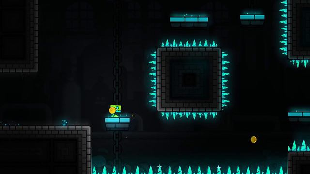 Как собрать все синие монеты | Geometry dash 2.2 | The Tower смотреть онлайн