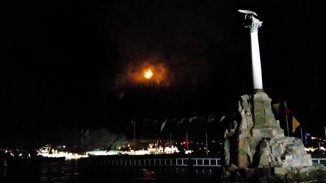 29.07.2018 - Севастополь - Салют на день ВМФ смотреть онлайн