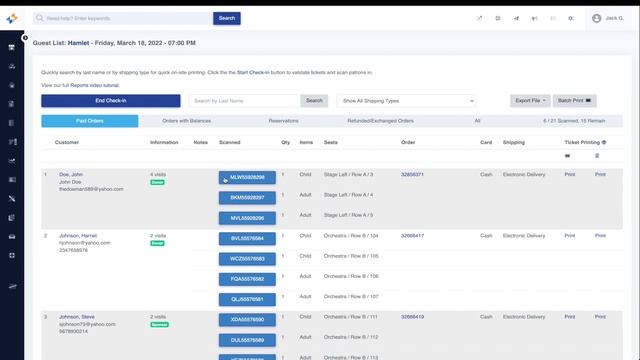 Guest List Check-In смотреть онлайн