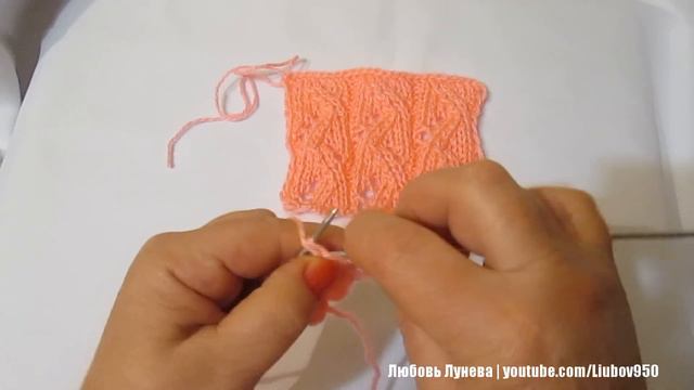 Узор Змейка спицами смотреть онлайн