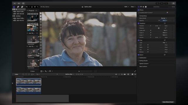 Before and After FCPX | Wipe Slide Transition Final Cut Pro X смотреть онлайн