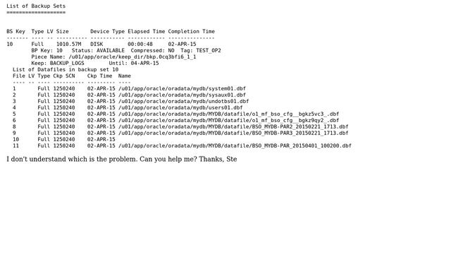 Databases: Oracle DB Point In Time Recovery faulted смотреть онлайн