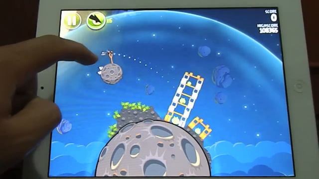 Angry Birds Space HD para iPad смотреть онлайн