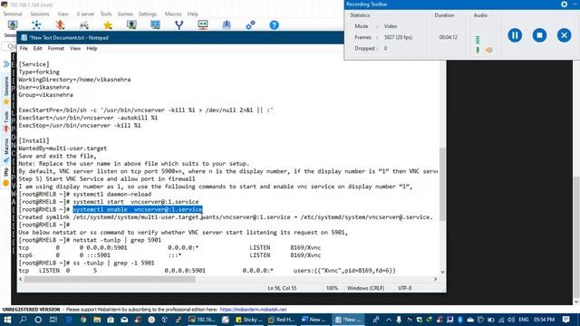 Configure VNC (Virtual Network Computing) for Remote Desktop in RHEL 8 | Nehra Classes смотреть онлайн