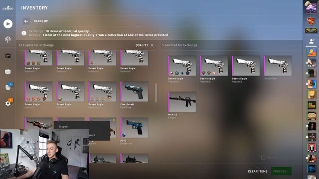 Attempting Dragon Lore Trade-up Contracts! (HIGH R1SK) смотреть онлайн