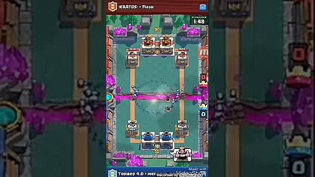 Что делать в Clash Royale когда скучно!Топовый момент Clash Royale 4х бочки + клон! смотреть онлайн