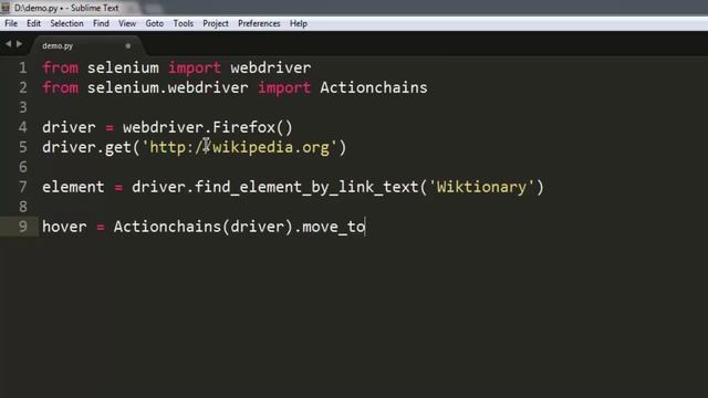 Mouse Hover Actions in Selenium Python Webdriver смотреть онлайн