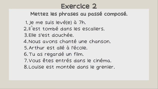 Passé composé exercises | Practice French Conjugation смотреть онлайн