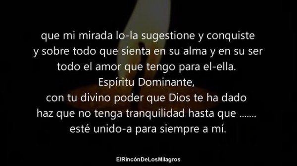 ORACION DE DOMINIO | ORACION PODEROSA AL ESPIRITU DEL DOMINIO PARA DOMINAR Y AMARRAR POR COMPLETO