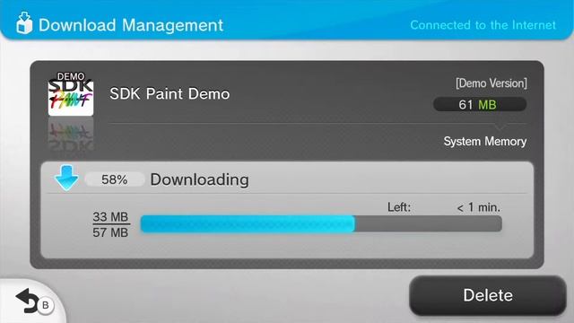 Downloading SDK Paint Demo in the Wii U eShop смотреть онлайн