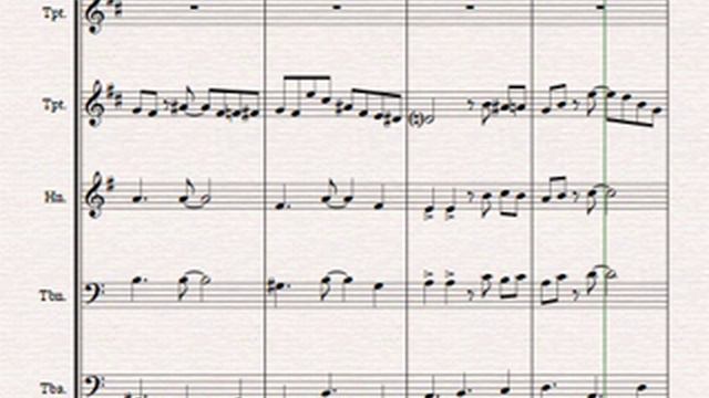 Tico-Tico no Fubá - Choro - Brass Quintet смотреть онлайн