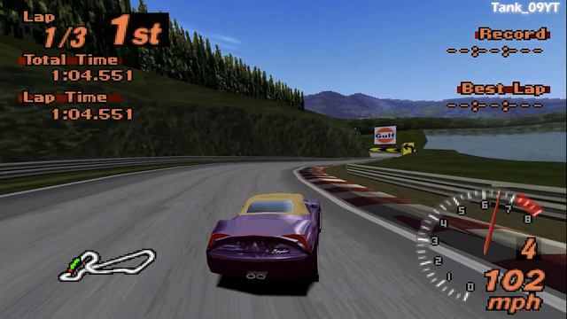 Gran Turismo 2 Plus [Mod][4K60] - Opening Intro & Green Section (Arcade Mode)