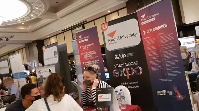 Visited IDP's Biggest Study Abroad Expo In Dubai! | Movenpick Grand Al Bustan Dubai