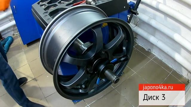 Проверка на балансировочном станке дисков A Tech 17" смотреть онлайн