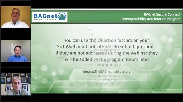 BACnet/SC Webinar #1 BACnet/SC Reference Implementation смотреть онлайн