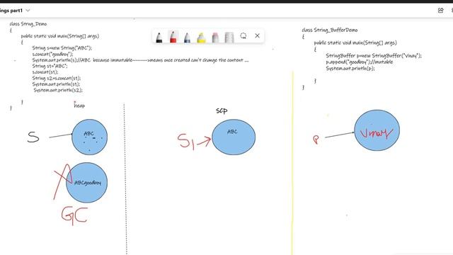 String & StringBuffer in telugu | Mutable & Immutable |String objects Immutable java in telug смотреть онлайн