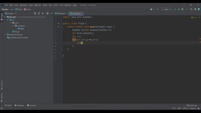 #Java Misollar Floyd Uchburchagi смотреть онлайн
