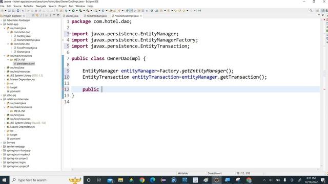 Part 1 How to setup Hibernate Entity Relationships in Project ? Explained with ex: Franchse Food Ap смотреть онлайн