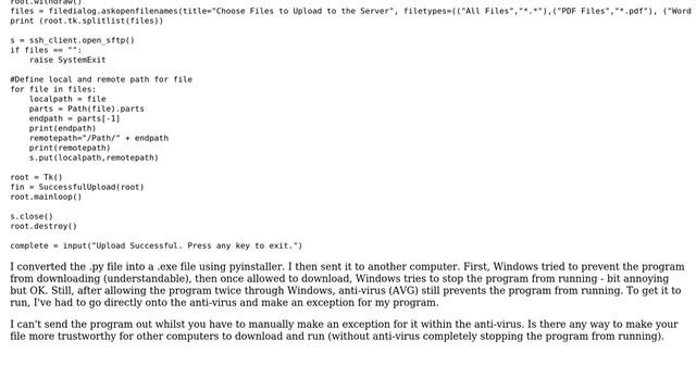 How to make my .exe file trusted by other computers? смотреть онлайн
