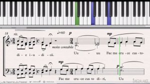 Paradisi gloria music sheet (tenor) / ноты (тенор)