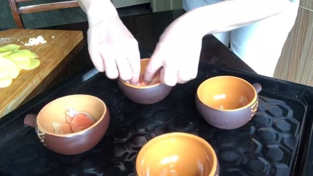 Ломтики картофеля с форелью в сливках смотреть онлайн