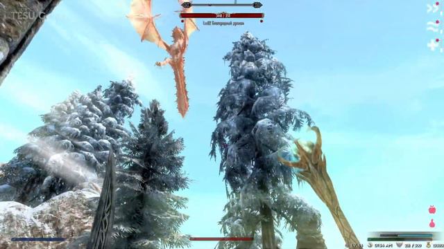 Что Будет Если Посох Магнуса Использовать На Драконе? Skyrim смотреть онлайн