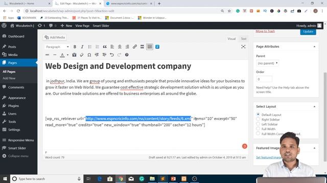 Learn How to Add RSS Feed on Your Wordpress | WordPress Tutorial in Hindi смотреть онлайн