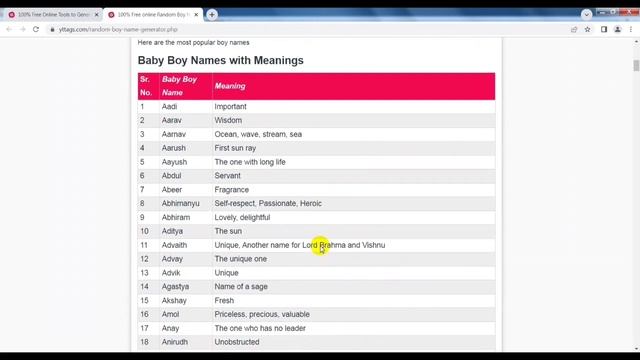 Random Boy Name Generator - Male, American, United States смотреть онлайн