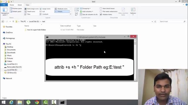 How To Superbly Hide Folders In Windows XP, Vista, 7, 8, 8.1, 10 смотреть онлайн