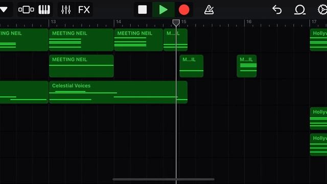 TENET "MEETING NEIL" theme on iPhone Garageband смотреть онлайн