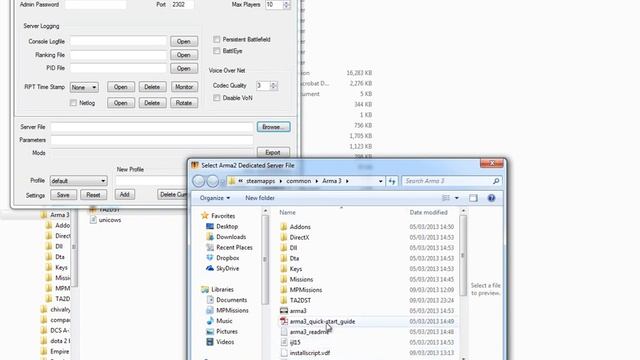 Tritium Gaming Tutorial - How To Set Up An Arma III Alpha 