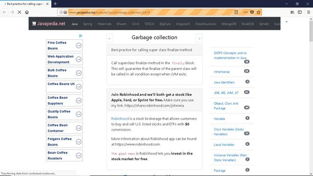 Best practice for calling super class finalize method.
| javapedia.net смотреть онлайн