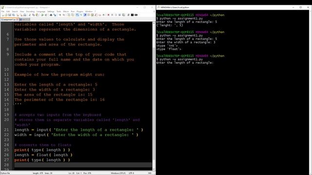 Python Assignment 1 смотреть онлайн