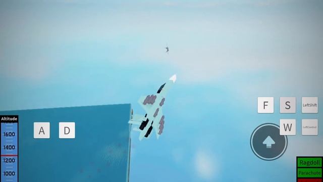 Su-27 Flanker vs F-22 Raptor Dogfight / Plane Crazy PvP смотреть онлайн