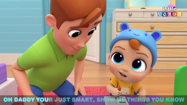 Daddy Got Sick | Baby John To The Rescue | Little Angel Kids Songs and Nursery Rhymes смотреть онлайн
