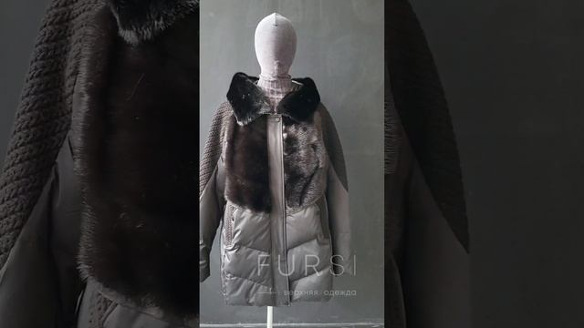 Видеообзор пуховик черный с мехом норки смотреть онлайн