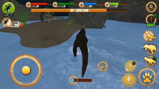 Ultimate T-Rex Simulator 3D - Obzor!!! смотреть онлайн
