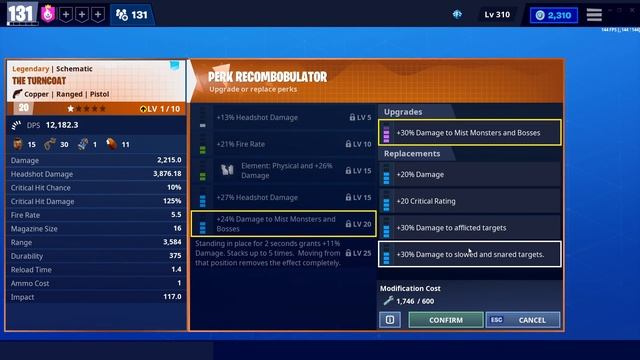 The BEST PERKS for The Turncoat in Fortnite Save the World! смотреть онлайн