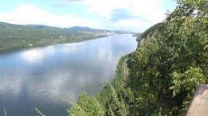 Красноярск Смотровая площадка на Енисее
